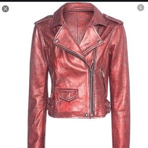 Iro axell leather moto jacket